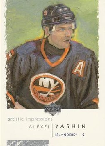 #55 Alexei Yashin - New York Islanders - 2002-03 UD Artistic Impressions Hockey