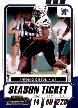 #55 Antonio Gibson - Memphis Tigers - 2021 Panini Contenders Draft Picks Football
