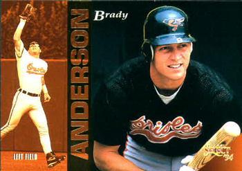 #55 Brady Anderson - Baltimore Orioles - 1994 Select Baseball