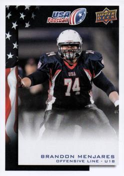 #55 Brandon Menjares - USA - 2014 Upper Deck USA Football