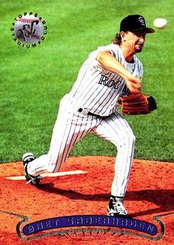 #55 Bret Saberhagen - Colorado Rockies - 1996 Stadium Club Baseball