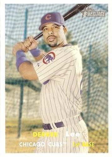 #55 Derrek Lee - Chicago Cubs - 2006 Topps Heritage Baseball