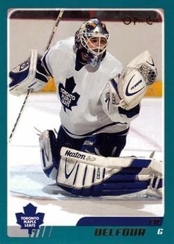 #55 Ed Belfour - Toronto Maple Leafs - 2003-04 O-Pee-Chee Hockey