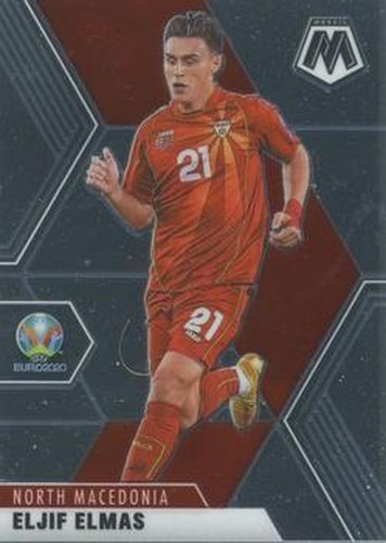 #55 Eljif Elmas - North Macedonia - 2021 Panini Mosaic UEFA EURO Soccer