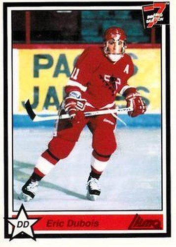 #55 Eric Dubois - Laval Titan - 1990-91 7th Inning Sketch QMJHL Hockey