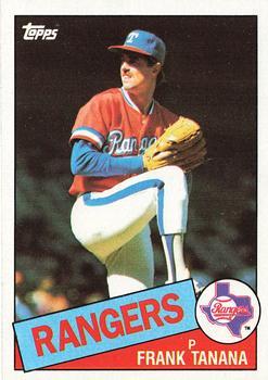 #55 Frank Tanana - Texas Rangers - 1985 Topps Baseball