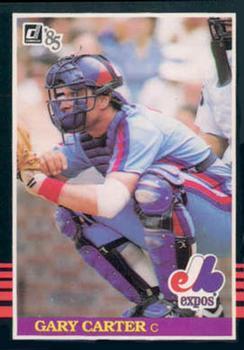 #55 Gary Carter - Montreal Expos - 1985 Donruss Baseball