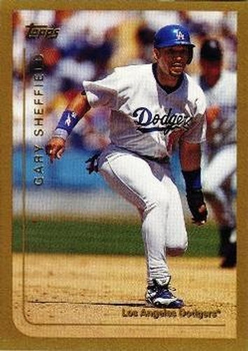 #55 Gary Sheffield - Los Angeles Dodgers - 1999 Topps Baseball