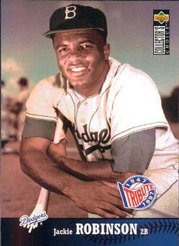 #55 Jackie Robinson - Brooklyn Dodgers - 1997 Collector's Choice Baseball