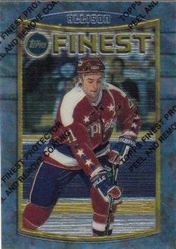 #55 Jason Allison - Washington Capitals - 1994-95 Finest Hockey