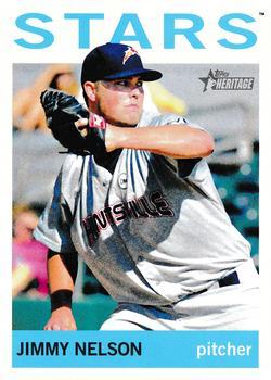 #55 Jimmy Nelson - Huntsville Stars - 2013 Topps Heritage Minor League Baseball