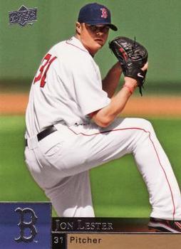 #55 Jon Lester - Boston Red Sox - 2009 Upper Deck Baseball