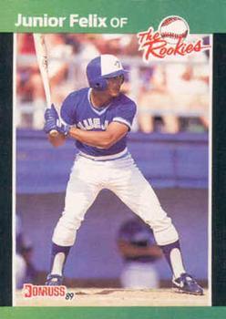 #55 Junior Felix - Toronto Blue Jays - 1989 Donruss The Rookies Baseball