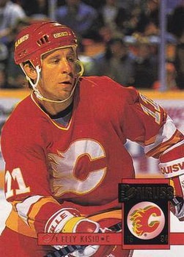 #55 Kelly Kisio - Calgary Flames - 1993-94 Donruss Hockey