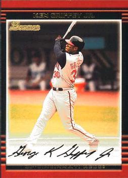 #55 Ken Griffey Jr. - Cincinnati Reds - 2002 Bowman Baseball