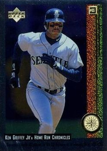 #55 Ken Griffey Jr. - Seattle Mariners - 1998 Upper Deck - Ken Griffey Jr.'s Home Run Chronicles Baseball