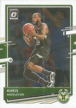 #55 Khris Middleton - Milwaukee Bucks - 2020-21 Donruss Optic Basketball