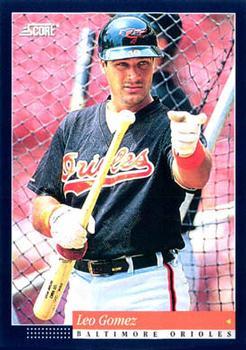 #55 Leo Gomez - Baltimore Orioles -1994 Score Baseball