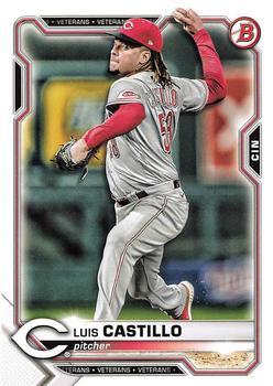 #55 Luis Castillo - Cincinnati Reds - 2021 Bowman Baseball