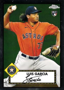 #55 Luis Garcia - Houston Astros - 2021 Topps Chrome Platinum Anniversary Baseball