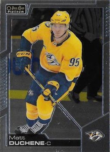 #55 Matt Duchene - Nashville Predators - 2020-21 O-Pee-Chee Platinum Hockey