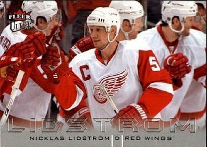 #55 Nicklas Lidstrom - Detroit Red Wings - 2009-10 Ultra Hockey