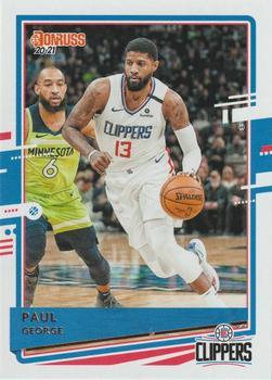#55 Paul George - Los Angeles Clippers - 2020-21 Donruss Basketball