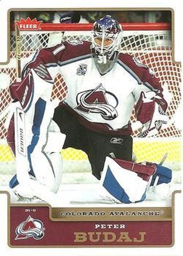 #55 Peter Budaj - Colorado Avalanche - 2006-07 Fleer Hockey