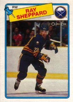 #55 Ray Sheppard - Buffalo Sabres - 1988-89 O-Pee-Chee Hockey