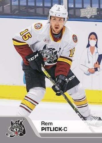 #55 Rem Pitlick - Chicago Wolves - 2020-21 Upper Deck AHL Hockey