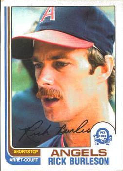 #55 Rick Burleson - California Angels - 1982 O-Pee-Chee Baseball