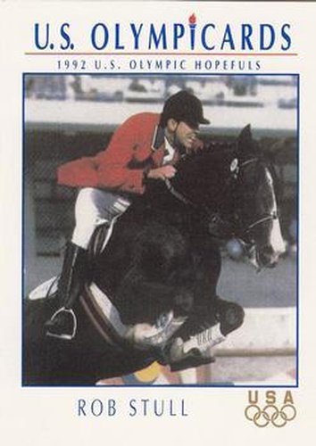 #55 Rob Stull - USA - 1992 Impel U.S. Olympic Hopefuls
