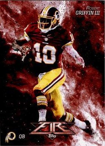 #55 Robert Griffin III - Washington Redskins - 2014 Topps Fire Football