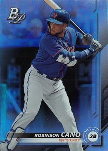 #55 Robinson Cano - New York Mets - 2019 Bowman Platinum Baseball