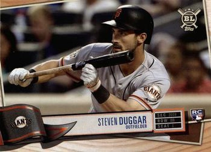 #55 Steven Duggar - San Francisco Giants - 2019 Topps Big League Baseball