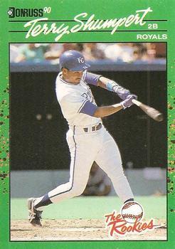 #55 Terry Shumpert - Kansas City Royals - 1990 Donruss The Rookies Baseball
