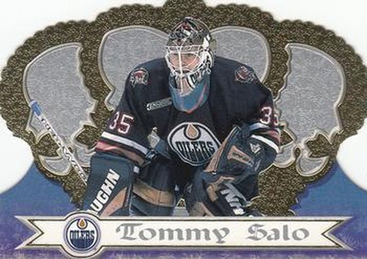 #55 Tommy Salo - Edmonton Oilers - 1999-00 Pacific Crown Royale Hockey