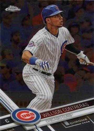 #55 Willson Contreras - Chicago Cubs - 2017 Topps Chrome Baseball