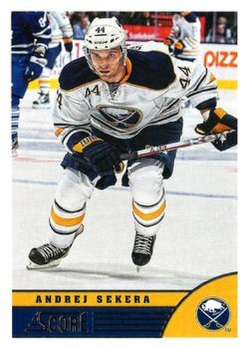 #55 Andrej Sekera - Buffalo Sabres - 2013-14 Score Hockey