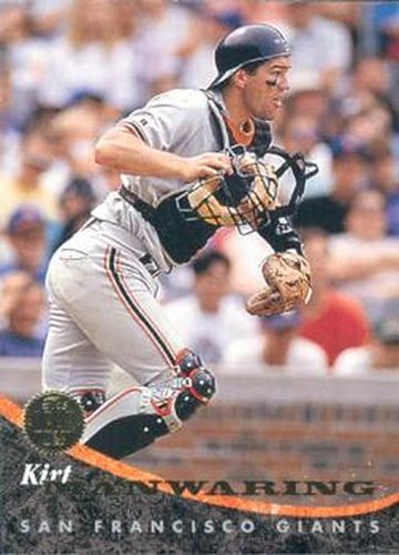 #55 Kirt Manwaring - San Francisco Giants - 1994 Leaf Baseball