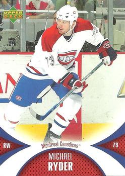 #55 Michael Ryder - Montreal Canadiens - 2006-07 Upper Deck Mini Jersey Hockey