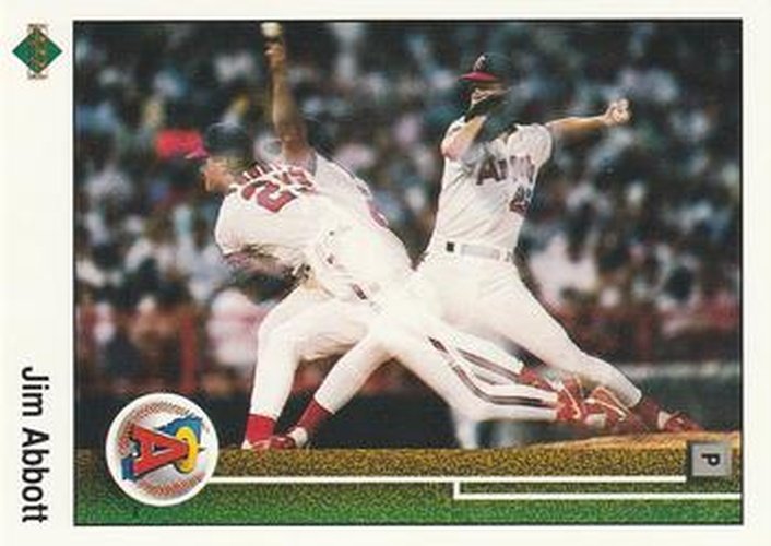 #755 Jim Abbott - California Angels - 1989 Upper Deck Baseball