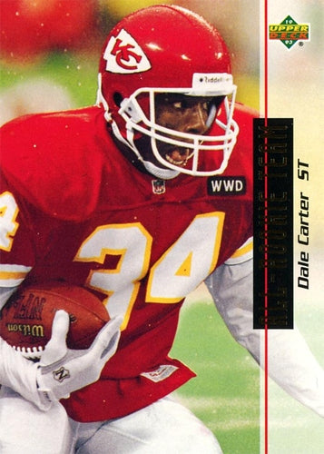#55 Dale Carter - Kansas City Chiefs - 1993 Upper Deck Football