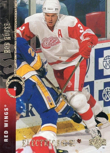 #55 Bob Rouse - Detroit Red Wings - 1994-95 Upper Deck Hockey - Electric Ice