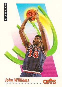 #55 John Williams - Cleveland Cavaliers - 1991-92 SkyBox Basketball