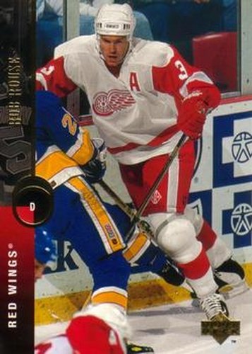 #55 Bob Rouse - Detroit Red Wings - 1994-95 Upper Deck Hockey