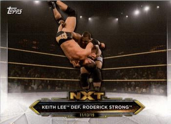 #55 Keith Lee / Roderick Strong - 2020 Topps WWE NXT Wrestling