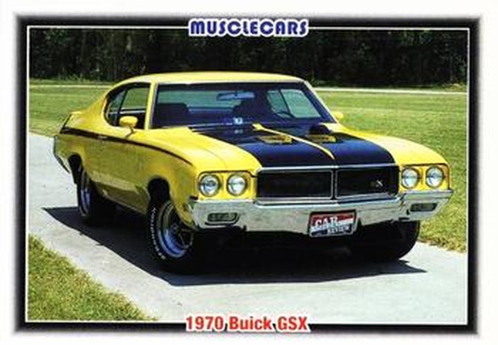 #55 1970 Buick GSX - 1992 Collect-A-Card Muscle Cars