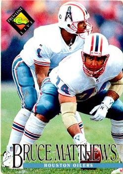 #55 Bruce Matthews - Houston Oilers - 1994 Pro Line Live Football