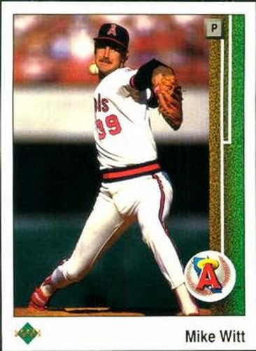 #555 Mike Witt - California Angels - 1989 Upper Deck Baseball